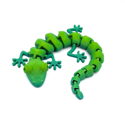 articulado lagartija v2 by mcgybeer juguetes juegos articulación flexible flexi thingiverse lagarto lagartos 3d print model - Mito3D