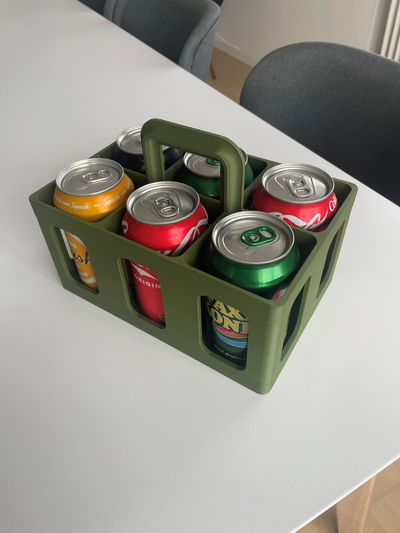 suporte refrigerante cerveja latas by lasse1999 casa modelos 6 canholder fácil inteligente 3d print model - Mito3D