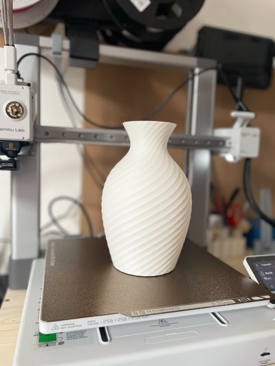 vaso spirale by andr3d generativo 3d modello my spiralvasemode stampa makerlab makerworld vasemode vasemodeprint vasemodeprinting fiore 3d print model - Mito3D