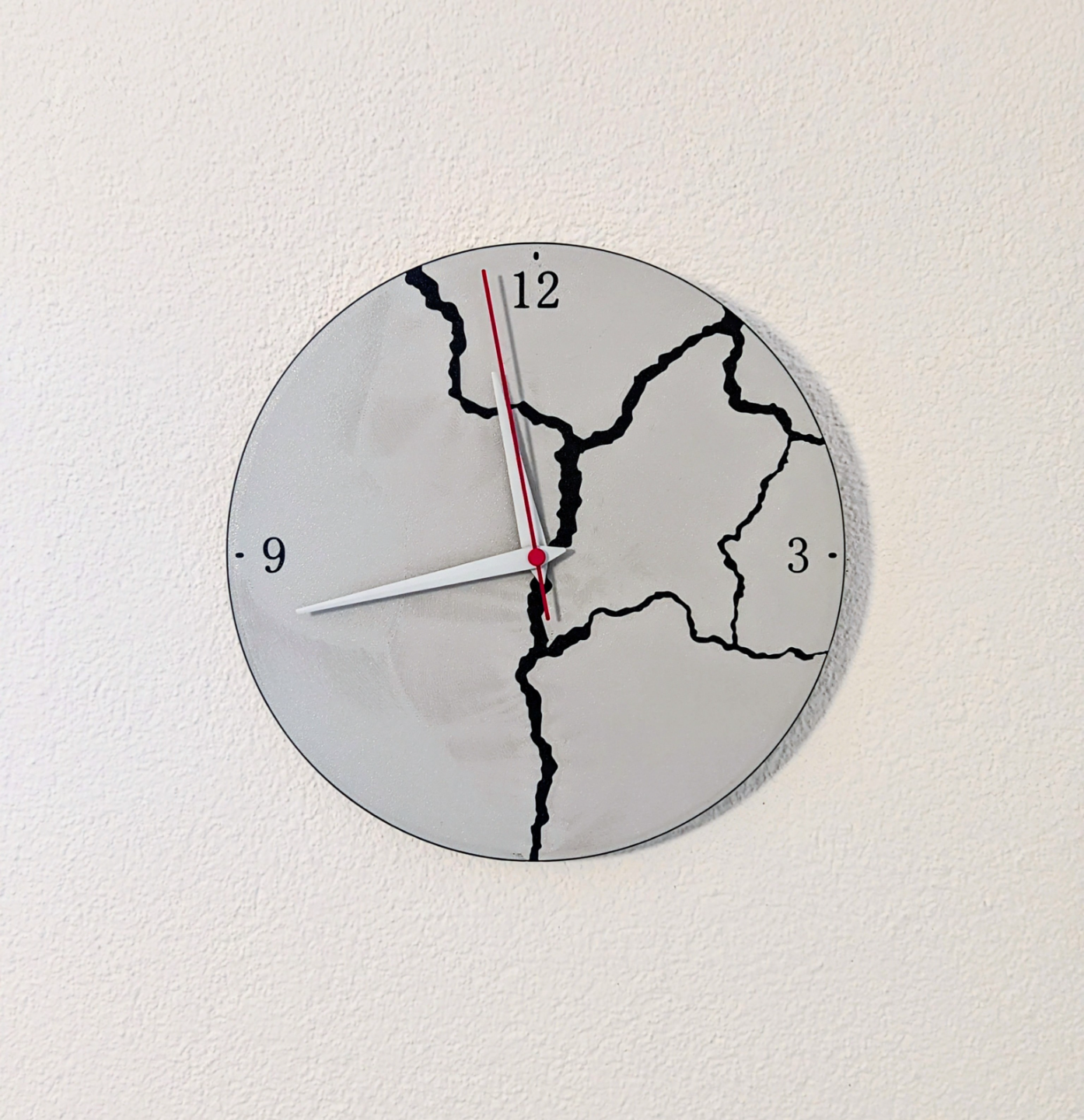 artesanía piedra horizonte pared reloj multicolor by elinador casa decoración roca decorar 3D print model - Mito3D