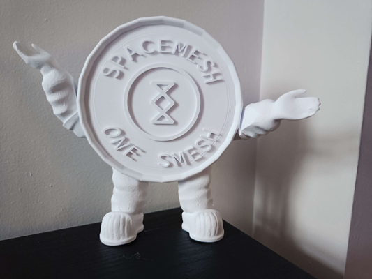 favoloso migelo by minatore on richiesta arte sculture spacemesh 3d print model - Mito3D