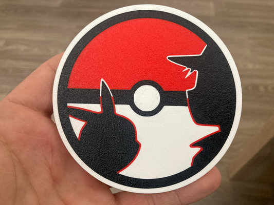 pokemon kül pikaçu bardak altlığı by yakubhroch sanat 2d 3d print model - Mito3D