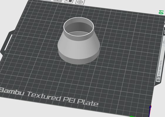 50mm to 70mm ventilator adapter by xuwenchang 111 3d drucker zubehör klimaanlage 3d print model - Mito3D