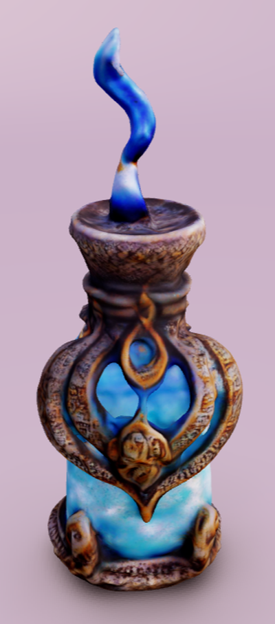 rêver potion by nouveau art sculptures nuage rpg fantaisie table 3d print model - Mito3D