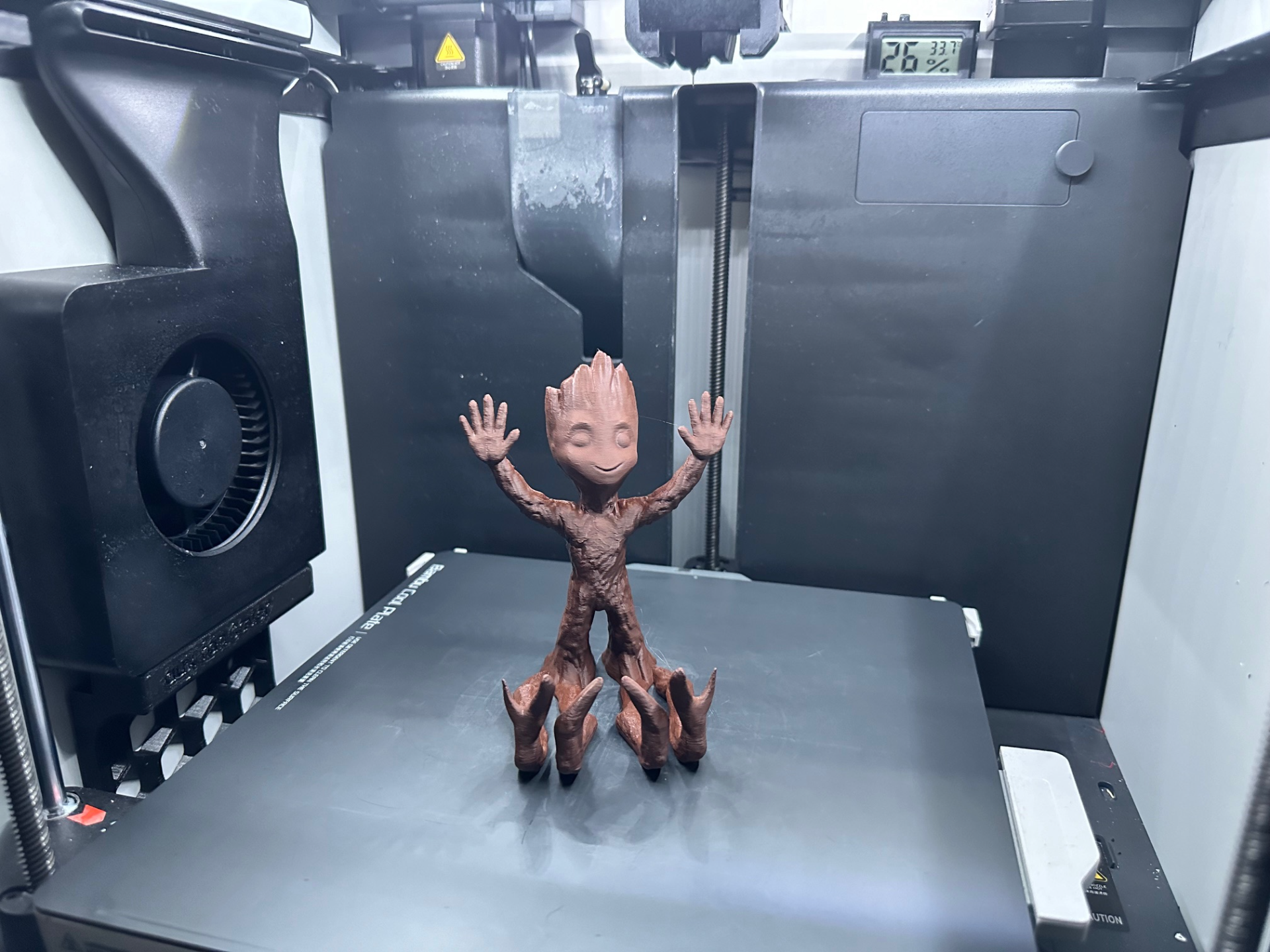 groot phone suporte remixado by negão ferramentas 3D print model - Mito3D