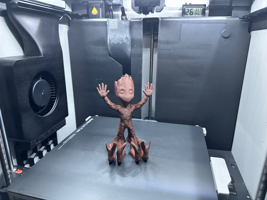 groot phone suporte remixado by negão ferramentas 3d print model - Mito3D