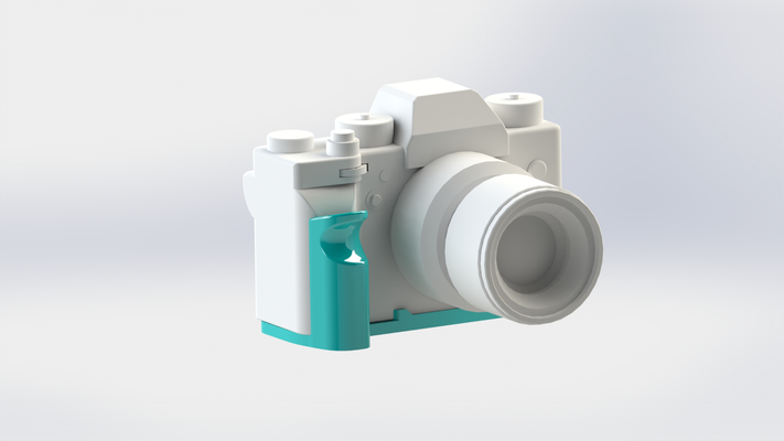 mano presa fujifilm xt5 by candy3d passatempo fai telecamera fuji foto impugnatura accessori 3d print model - Mito3D