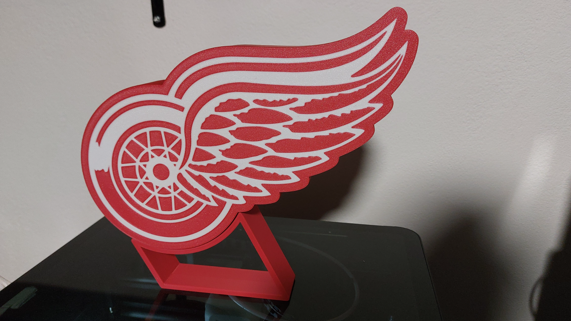 detroit rojo alas caja ligera by creaciones personalizadas casa decoración nhl hockey lámpara ligero 3D print model - Mito3D