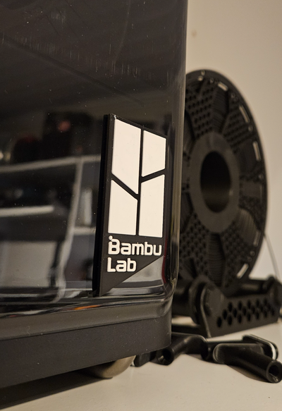 bambu labor logo abzeichen mehrfarbig ams by antonjoohansson 3d drucker teile bambulab noams 3d print model - Mito3D