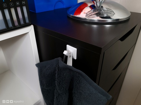 semplice asciugamano gancio by agepbiz domestico casa modelli 3d print model - Mito3D