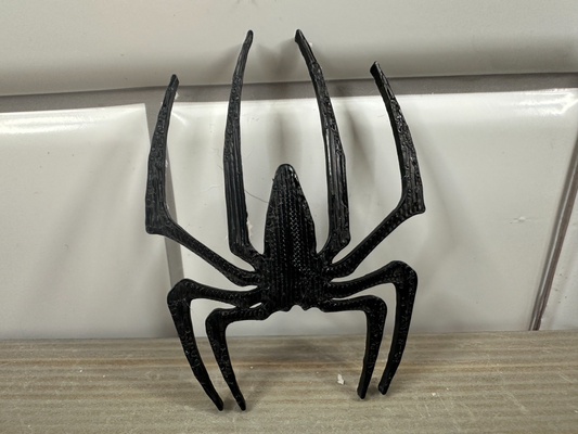 spider spinne logo by lilie flynn haushalt dekor fan art ventilator kunst mauer wandkunst dekoration zuhause haus jungs wunder 3d print model - Mito3D