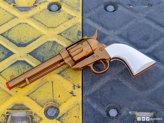cattleman revolver - colt model 1873 single action army by agepbiz props & cosplays replica weapon cosplay rdr2 peacemaker 3d print model - Mito3D