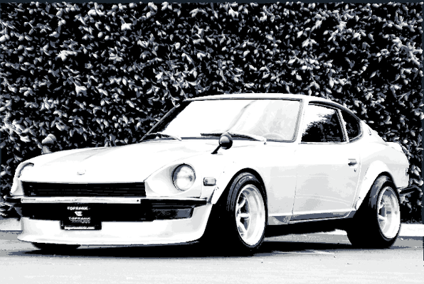 fucina cappelli nissan 240z by ricardorodrigues generativo 3d modello litofania 240 fairlady datsun240z datsun 2d arte 3d print model - Mito3D