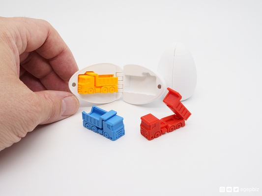 sorpresa huevo 14 minúsculo tugurio camión by agepbiz pasatiempo bricolaje diy vehiculos juguete miniatura basura 3d print model - Mito3D