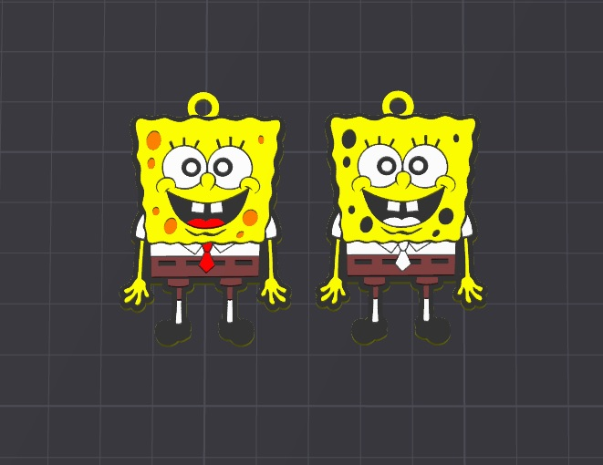 dibujos animados characters spongebob llavero collar encanto gratis comercial by dominator334 moda joyería joya llave anillo cadena anillos cadenas llaveros lindo bob esponja pantalones cuadrados esponja beto cuadrado pantalones accesorios accesorio diseño niño niños kidstoy juguetes amistoso encantos collares colgante pendiente ams listo chico niña niños muchachas regalo regalos contento 3D print model - Mito3D