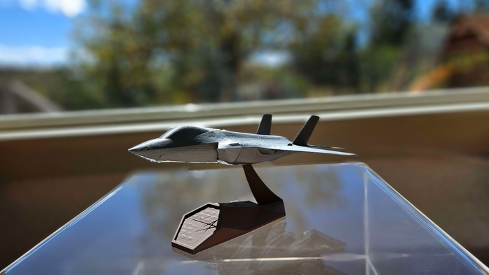 f35 foudre ii colle obligatoire remixé by appelle loisir diy avion éclairage 2 f22 militaire moderne transporteur 3d print model - Mito3D