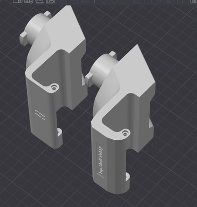 stronger bracket bambu mount ams remixed by shelf hobby 3d printer accessories a1 mini 3d print model - Mito3D