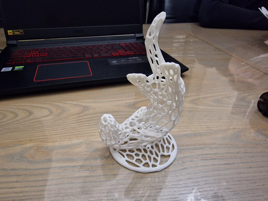 voronoi lontra remixato by mkersjes arte modelli animale 3d print model - Mito3D