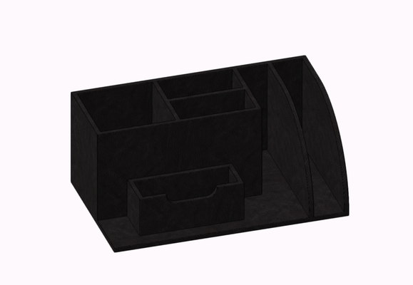 desk organizer by kai educado educación ingenieria mesa escritorio accesorios accesorio organizador schreibtisch schreibtischorganizer orden lápiz caja caso funda placa pasador grapas stiftehalter sauber marcador bolígrafo barra pegamento 3d print model - Mito3D