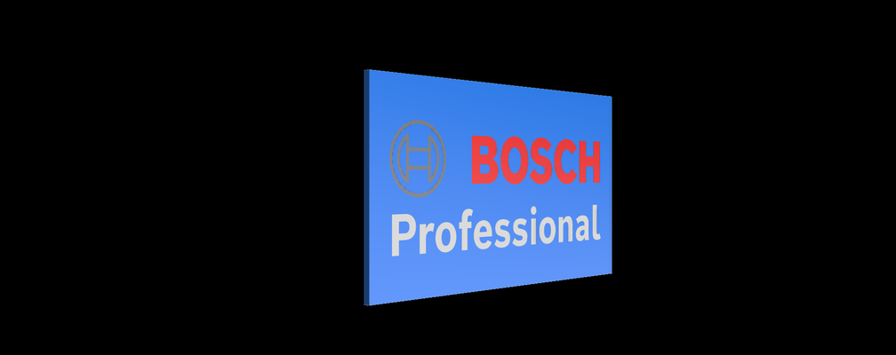 bosch fachmann magnet logo by klauskolbe007 kunst zeichen logos boschprofessional abzeichen 3d print model - Mito3D