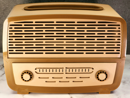 nostaljik radyo doku dağıtıcı küçük depolama bölme by jal şah ev halkı dekor peçete peçetelik dağıtıcısı mendil kutusu tutucusu tutucu eski deposu oldradio 3d print model - Mito3D