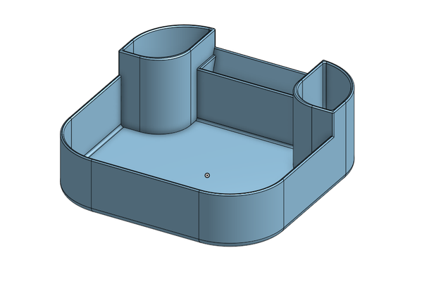 schreibtisch fang telefon halter unterstützung by lmc design haushalt büro tablett veranstalter organisation arbeit produktivität funktional edc minimalistisch 3d print model - Mito3D