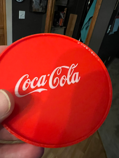 coco cola coaster by lenny128684 household house models 3d print model - Mito3D