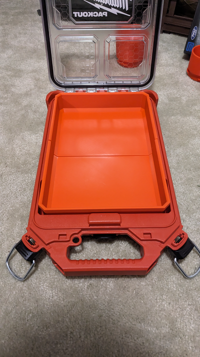 slim packout bin by ck designs tools organizers container milwaukee 3d print model - Mito3D