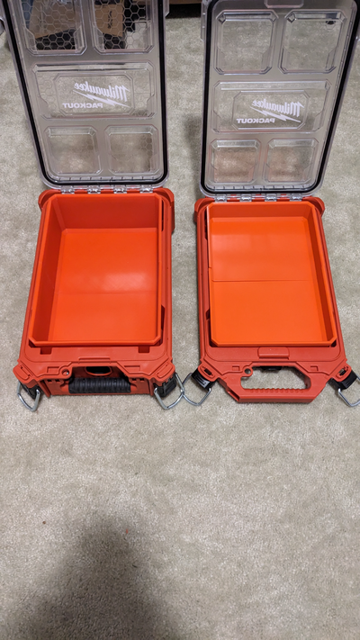 deep packout bin by ck designs tools organizers container milwaukee 3d print model - Mito3D