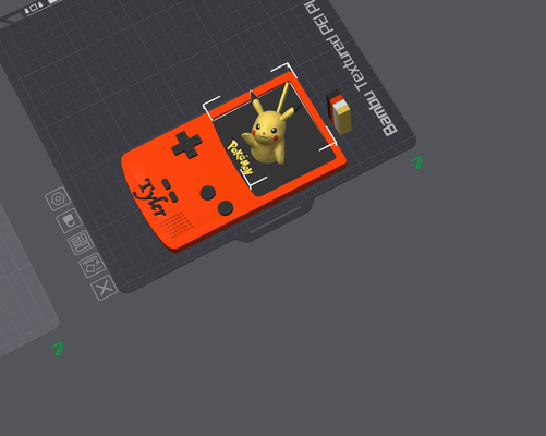 personalizado pikachu game boy by michill designs arte esculturas pokémon jogos garoto 3d print model - Mito3D