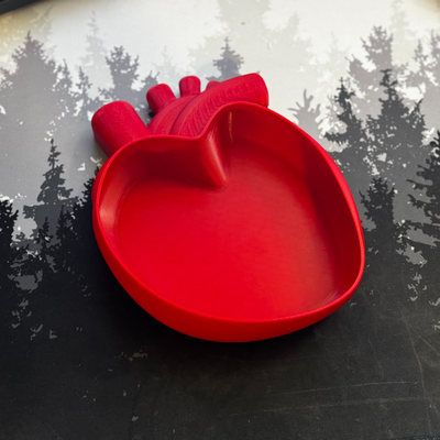 herz schüssel anatomisch by josh 3d haushalt dekor tablett süss liebe valentinstag 3d print model - Mito3D