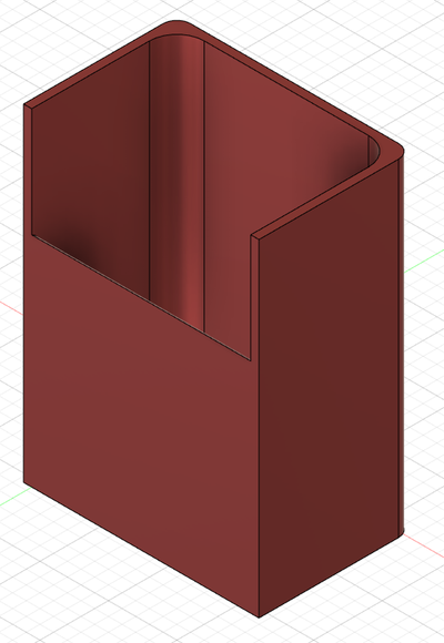 bambulab p1p poop chute by ben 3d printer parts magnetic neodymmagnet reste 3d print model - Mito3D