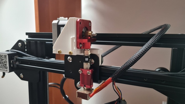 ender 3 direct drive mount - support by dbunic 3d printer accessories ender3 no mod 3d print model - Mito3D