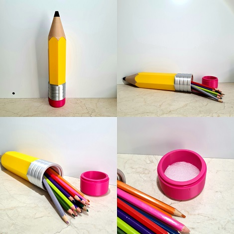 pencil case by 3d prints gifts household office pen pencase pencilcase 3D print model - Mito3D