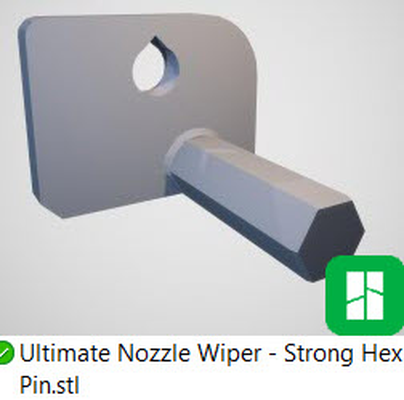 nihai ağızlık ekstrüder silecek kuvvetli altıgen toplu iğne yeniden karıştırılmış by gregchwelos 3d yazıcı parçalar bambu laboratuar p1p p1s 3d print model - Mito3D