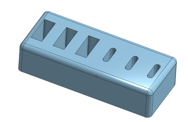 usb suporte 3 c gravetos by jonathan sto casa escritório usbc usba 3d print model - Mito3D