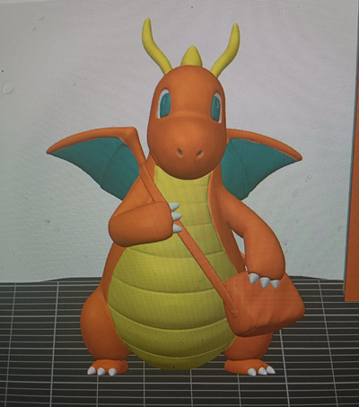 ejderhaita 4 renkler pokemon yeniden karıştırılmış by lito3d oyuncaklar oyunlar 3d print model - Mito3D