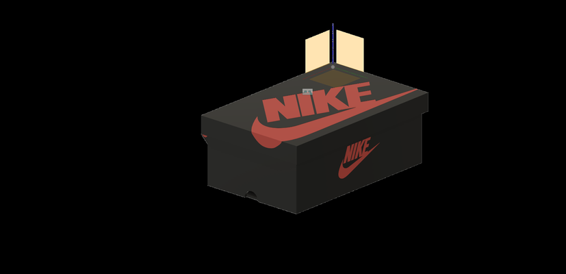 og nike chaussure boîte by rjs3dprints loisir diy sport air nikeshoes chaussures nike nikebox 3d print model - Mito3D