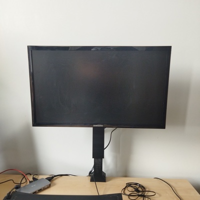 schlank monitor stand universal höhe winkel einstellung by ap ingenieurwesen haushalt büro halter unterstützung arm bildschirm vesa 3d print model - Mito3D