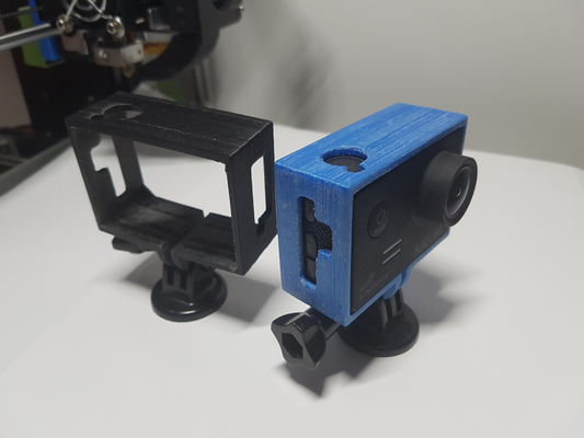 sjcam sj5000x élite cuadro by l ioffredi pasatiempo bricolaje diy deporte aire libre cámara acción apoyo soporte vídeo 3d print model - Mito3D