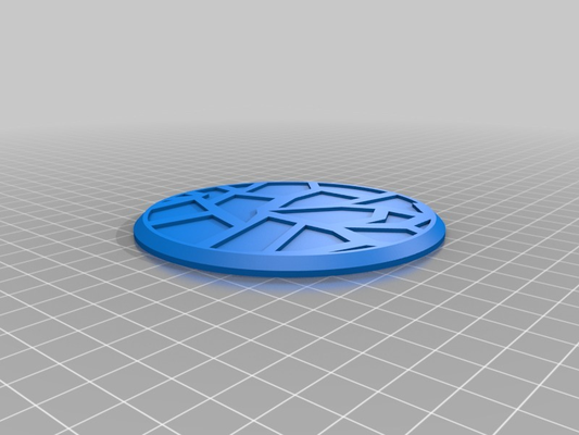 pattern coaster by tallfactory household office protect 3d print model - Mito3D