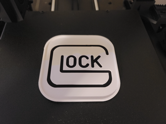 glock logo bardak altlığı by nomololar sanat 2d 17 glock17 tabanca 9mm sıra 3d print model - Mito3D