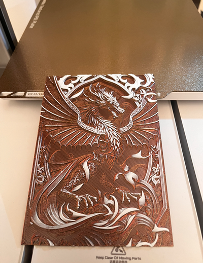 dragon years - hueforge by daniel's art 2d 2024 decor wallart year of 3d print model - Mito3D