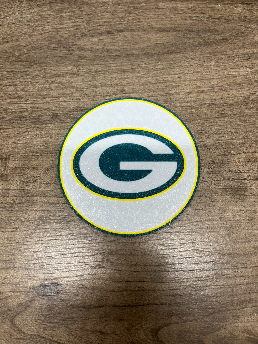 green bay packer coaster by cf3d designs household house models nfl packers set 3D print model - Mito3D