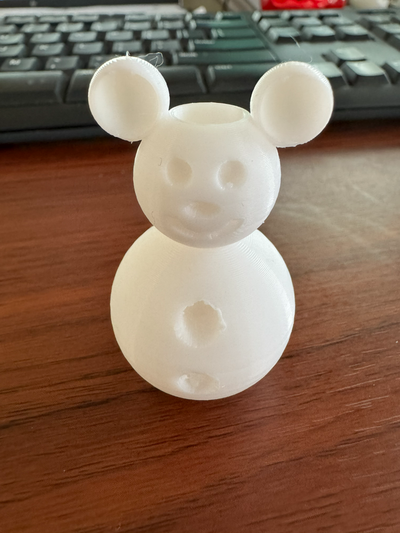 mickey kardan adam hasır şapka by shawnkerr63 oyuncaklar oyunlar karakterler kış disney saman aksesuarlar 3d print model - Mito3D