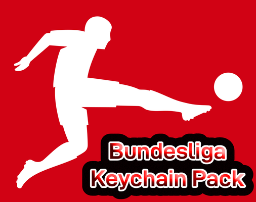 bundesliga chaveiro pacote by tarik77 arte sinais logotipos bayern munique futebol chave acessório vfl bochum schalke leverkusen bayer 3d print model - Mito3D