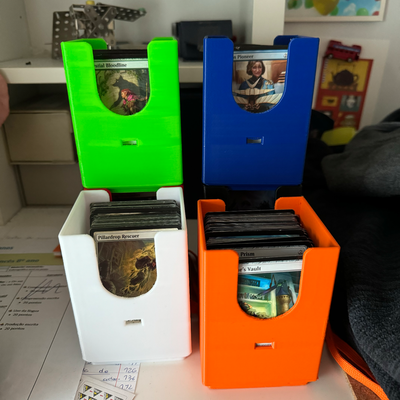 stackable mtg deck box remixed by rui carmo toys & games mtgdeck magic 3d print model - Mito3D