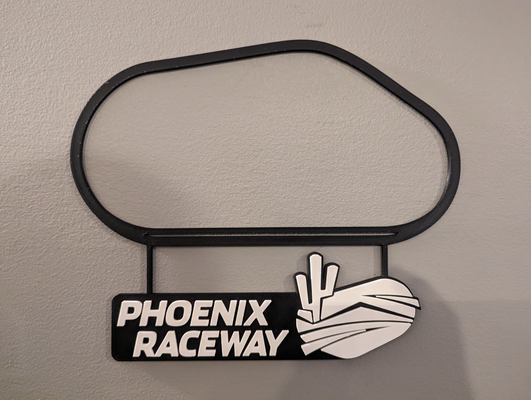 fénix internacional pista mapa placa identificação by dakjones82 arte 2d raça nascar corrida parede 3d print model - Mito3D