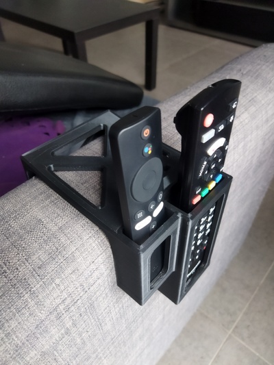 ikea friheten sofa - remotes holder by ap engineering household house models control remote command frihenten 3d print model - Mito3D