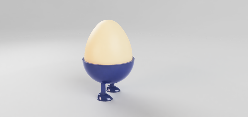 uovo titolare supporto humpty dumpty by tesoro domestico arredamento portauovo humptydumpty 3d print model - Mito3D